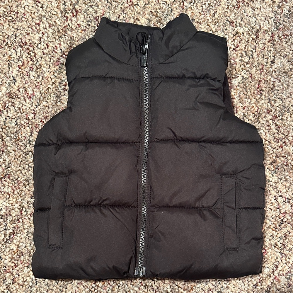 Old Navy Kids Black Puffer Vest